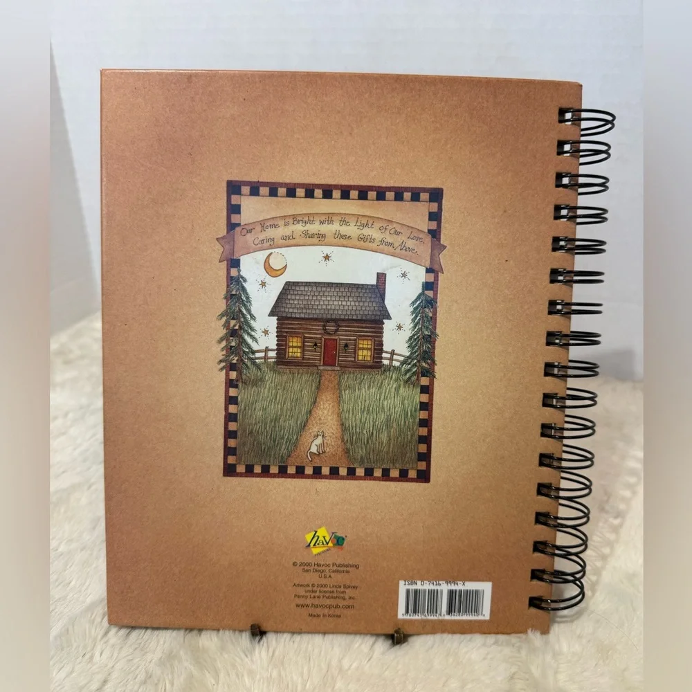 Vintage 2000 Personal Journal spiral bound with hard cover